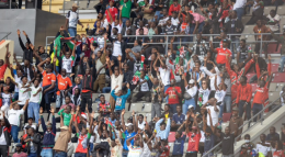 File image of football fans at Kasarani Stadium